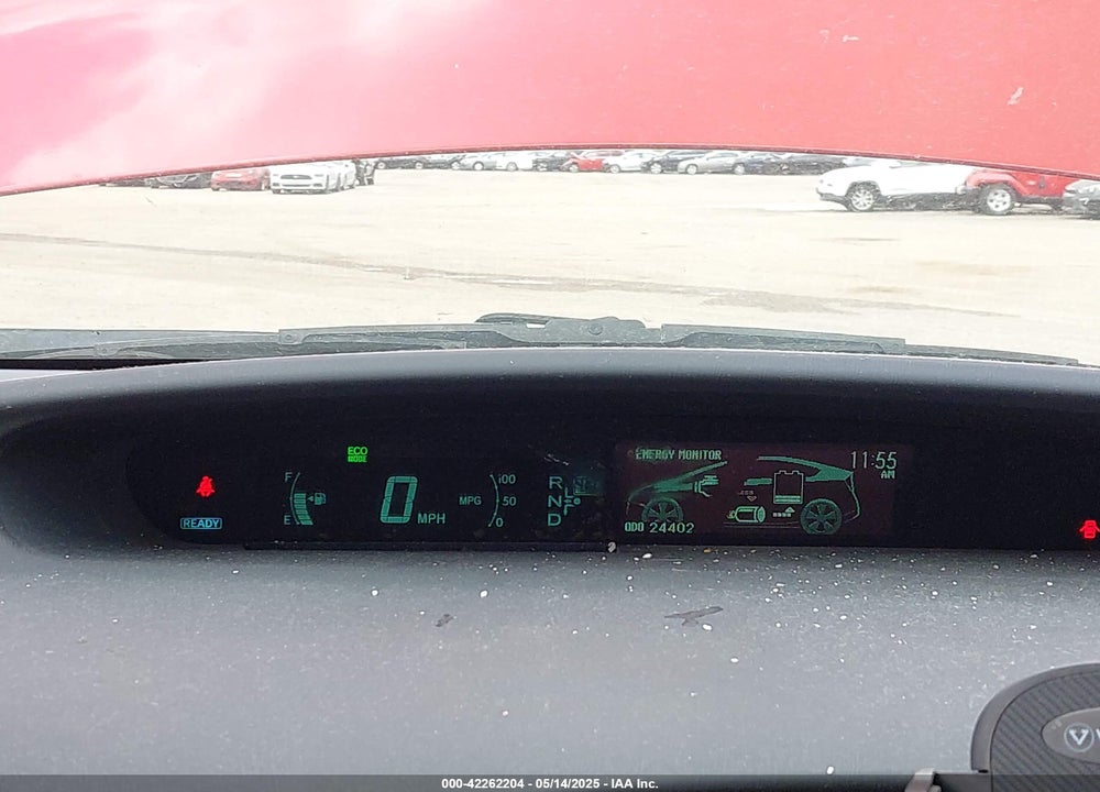 2011 TOYOTA PRIUS THREE VIN: JTDKN3DU9B5334364