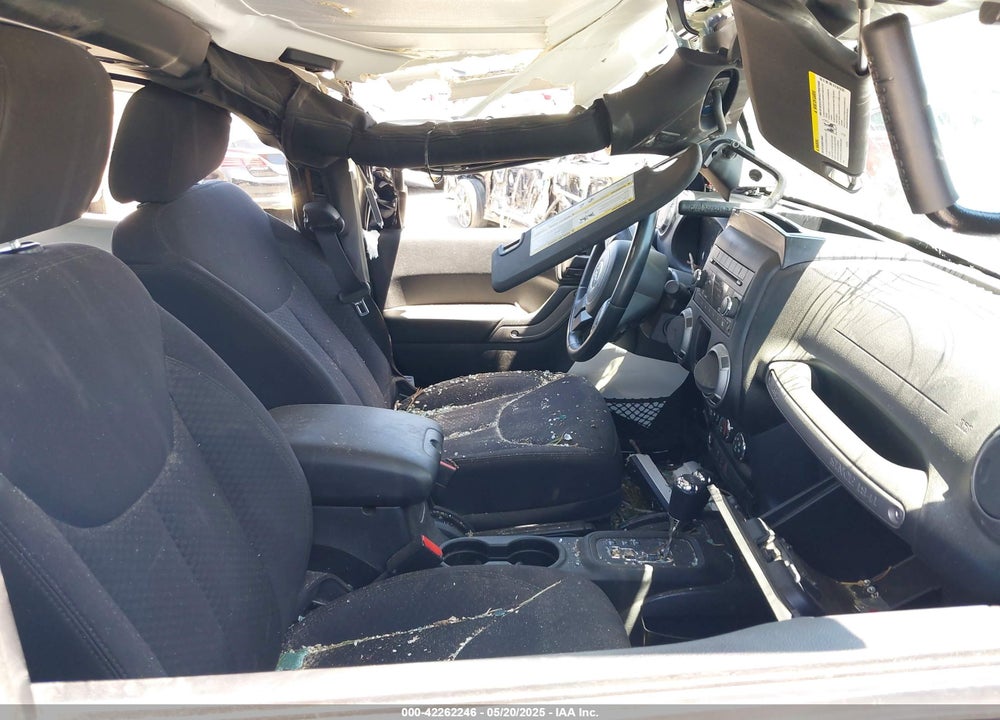 2013 JEEP WRANGLER SPORT VIN: 1C4AJWAG3DL627179