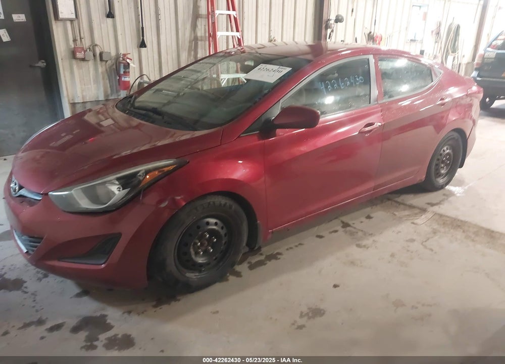 2016 HYUNDAI ELANTRA VIN: 5NPDH4AE3GH754311