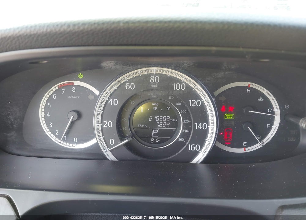 2014 HONDA ACCORD EX VIN: 1HGCR2F73EA103452