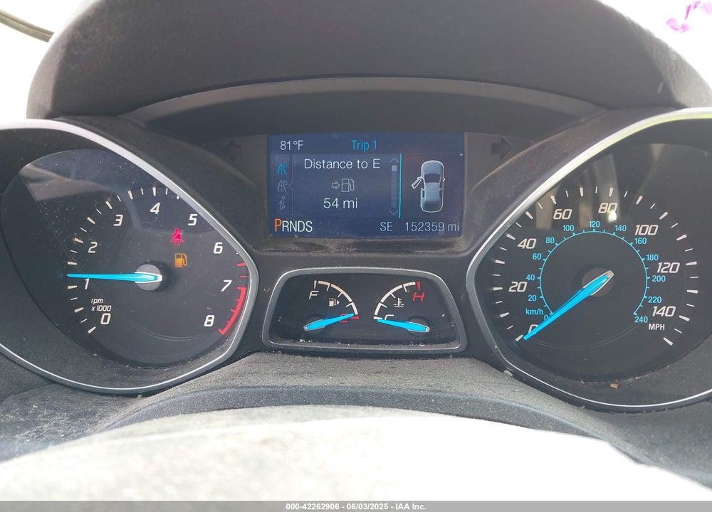2014 FORD ESCAPE S VIN: 1FMCU0F70EUD24647