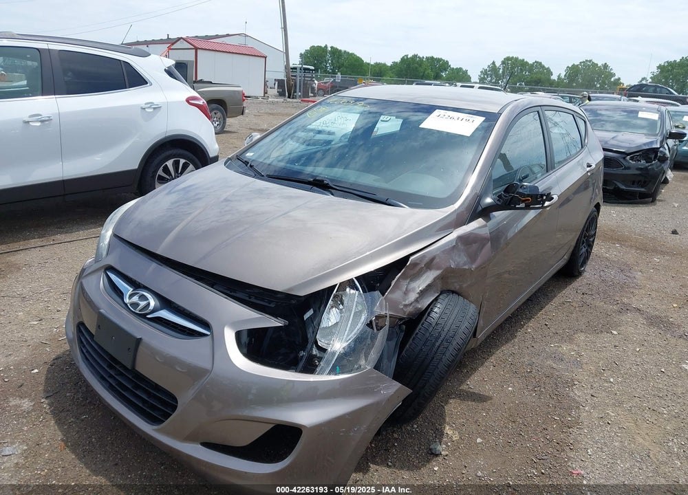 2012 HYUNDAI ACCENT SE VIN: KMHCU5AE1CU006231
