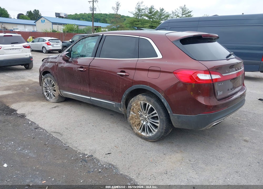 2016 LINCOLN MKX VIN: 2LMTJ8LR3GBL67731