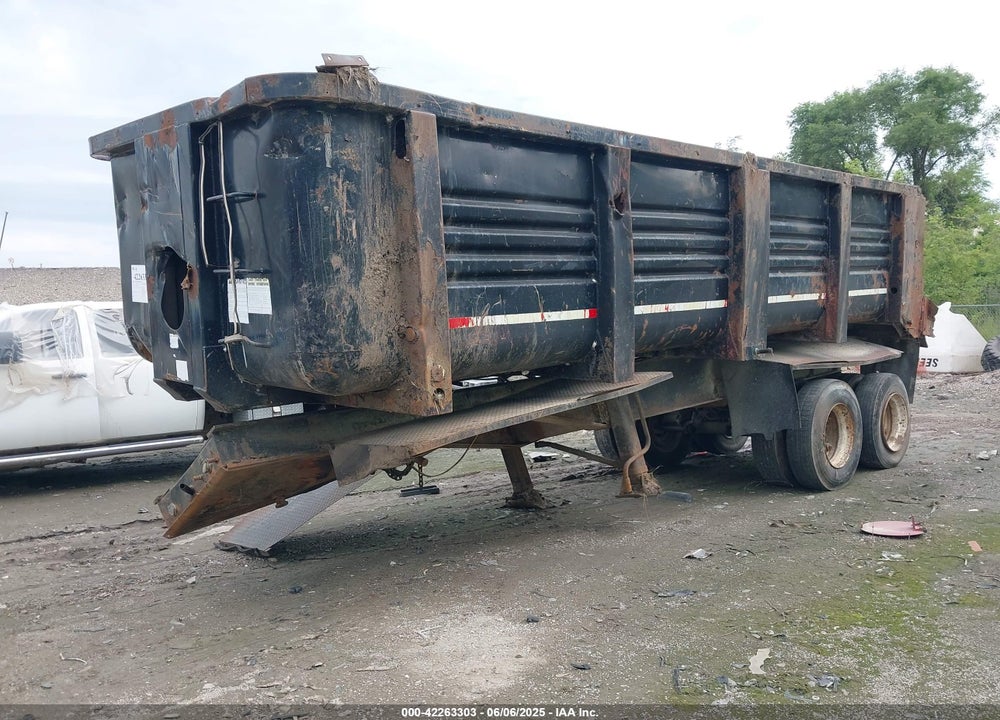 1987 CLEMENT INDUSTRIES 22 FT DUMP TRL VIN: 1C9AB23B9HM110244