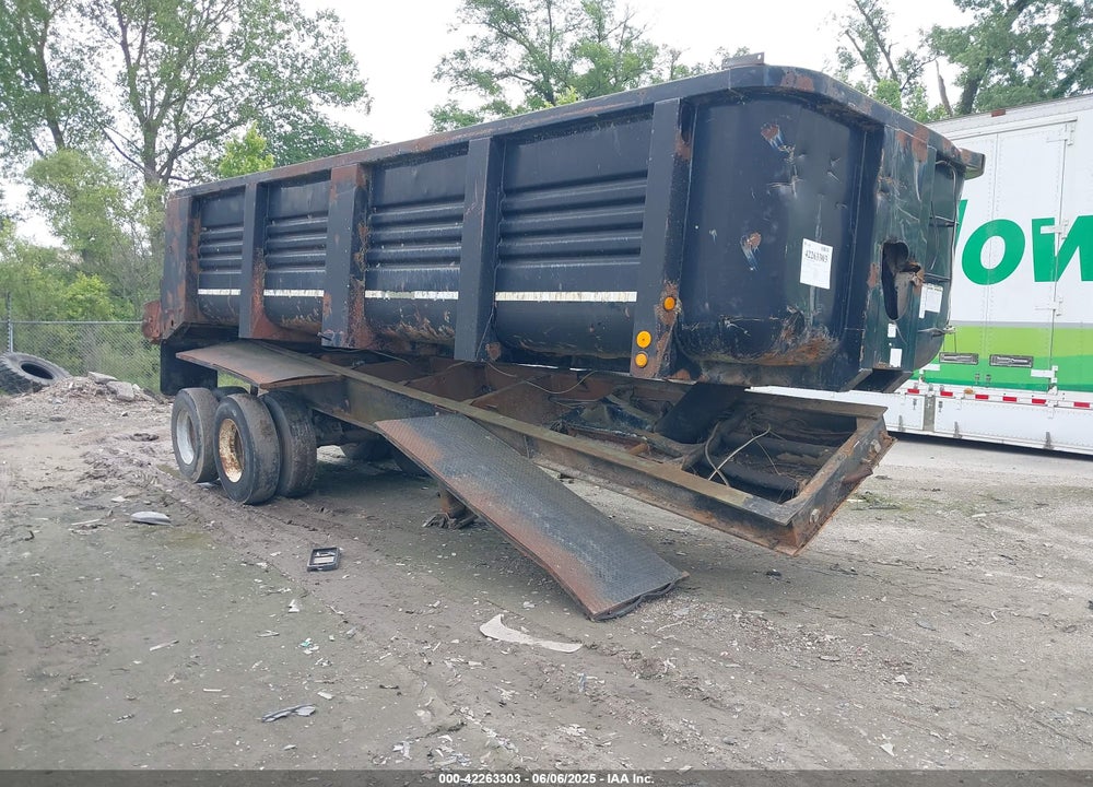 1987 CLEMENT INDUSTRIES 22 FT DUMP TRL VIN: 1C9AB23B9HM110244