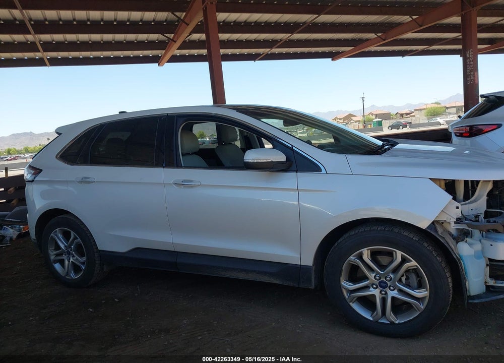 2015 FORD EDGE TITANIUM VIN: 2FMTK4K8XFBB25706