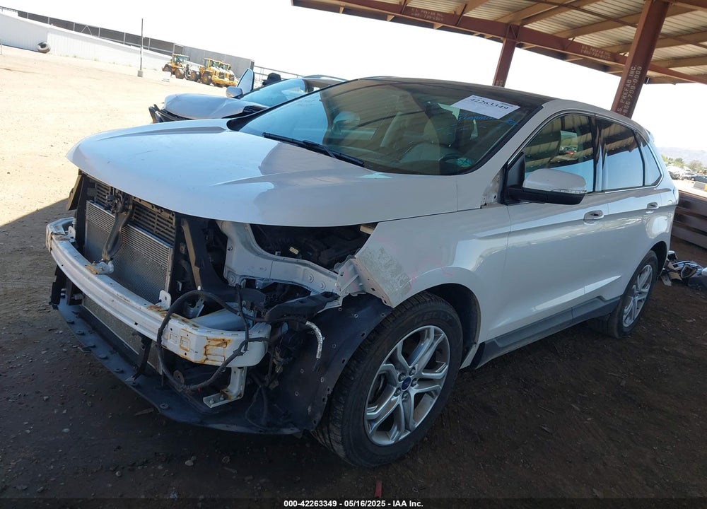 2015 FORD EDGE TITANIUM VIN: 2FMTK4K8XFBB25706