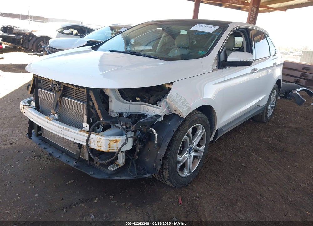 2015 FORD EDGE TITANIUM VIN: 2FMTK4K8XFBB25706