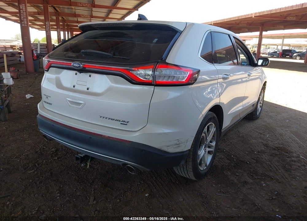 2015 FORD EDGE TITANIUM VIN: 2FMTK4K8XFBB25706