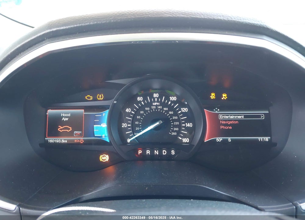 2015 FORD EDGE TITANIUM VIN: 2FMTK4K8XFBB25706