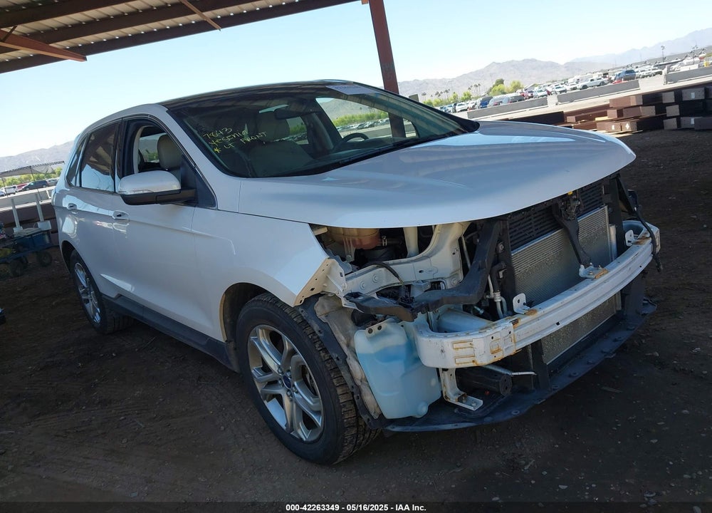 2015 FORD EDGE TITANIUM VIN: 2FMTK4K8XFBB25706