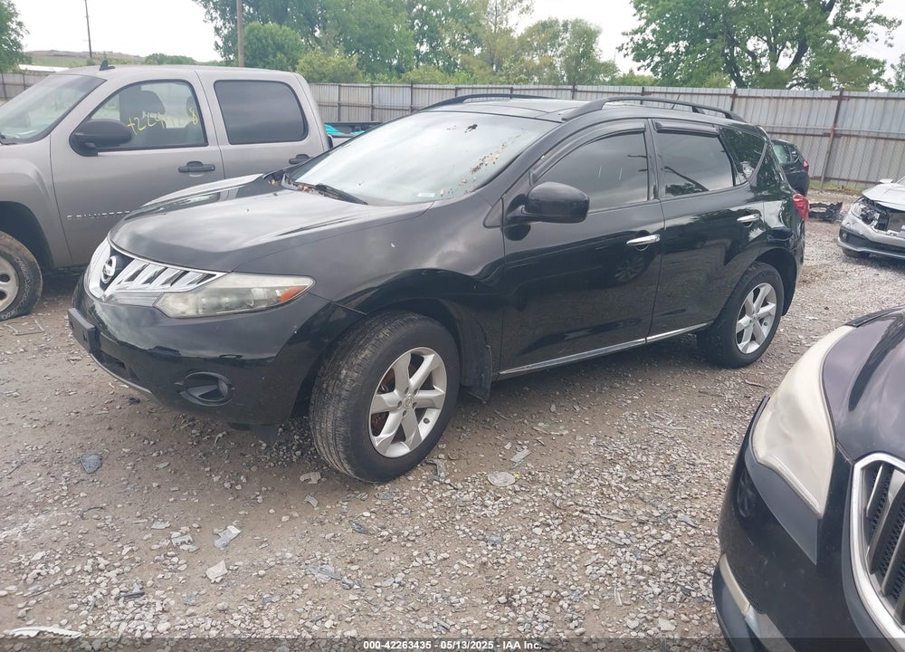 2009 NISSAN MURANO VIN: JN8AZ18W49W117314
