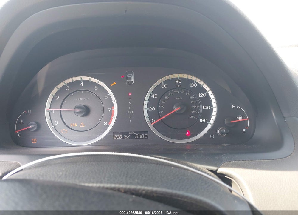 2010 HONDA ACCORD VIN: 1HGCP2F36AA172620