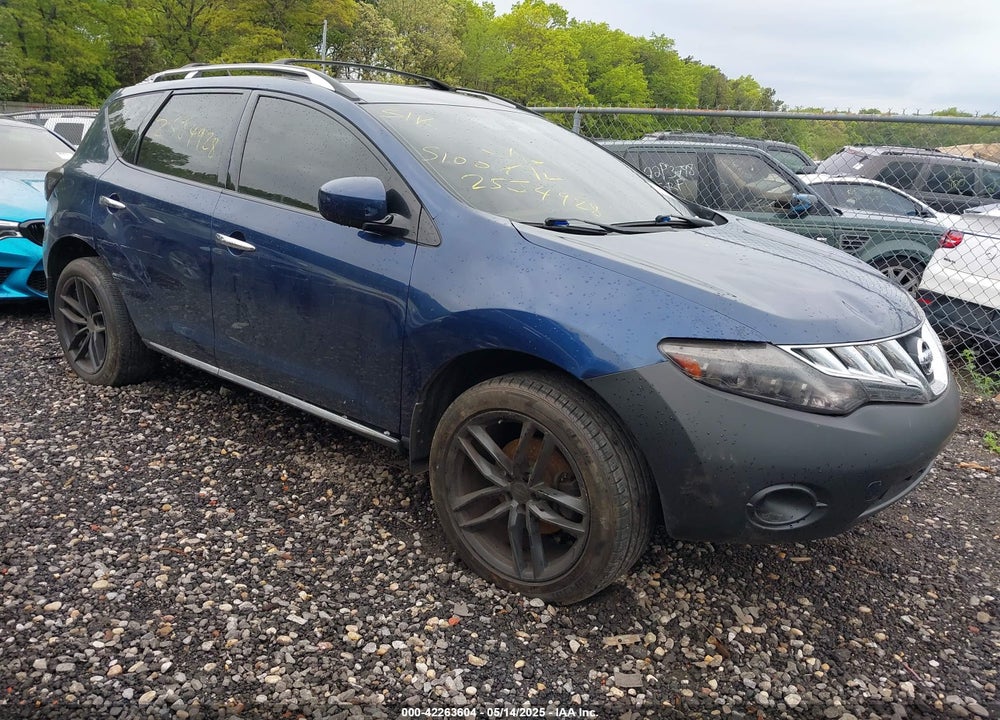 2009 NISSAN MURANO LE VIN: JN8AZ18W49W113036