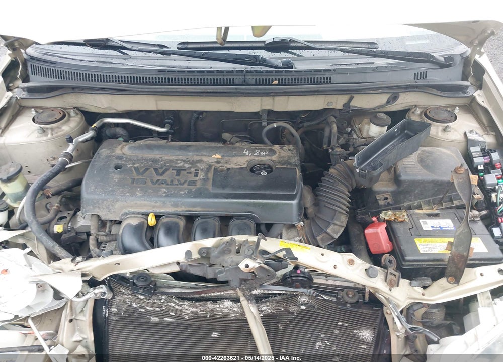 2008 TOYOTA COROLLA VIN: 2T1BR32E38C856628