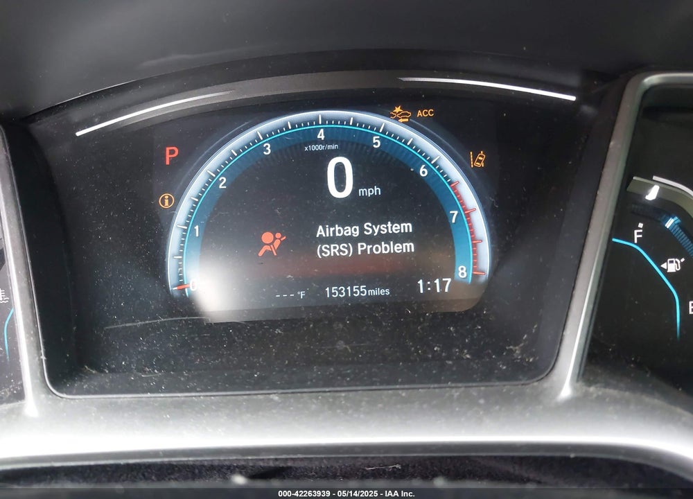 2016 HONDA CIVIC VIN: 2HGFC1F46GH640027