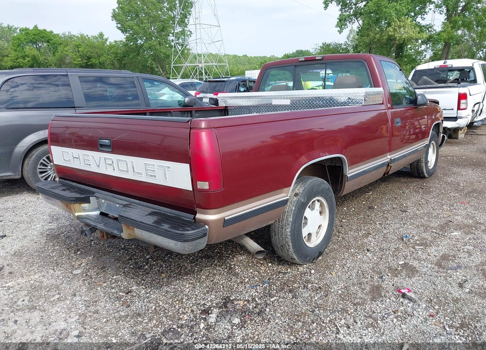 1997 CHEVROLET C1500 FLEETSIDE VIN: 1GCEC14R1VZ130514