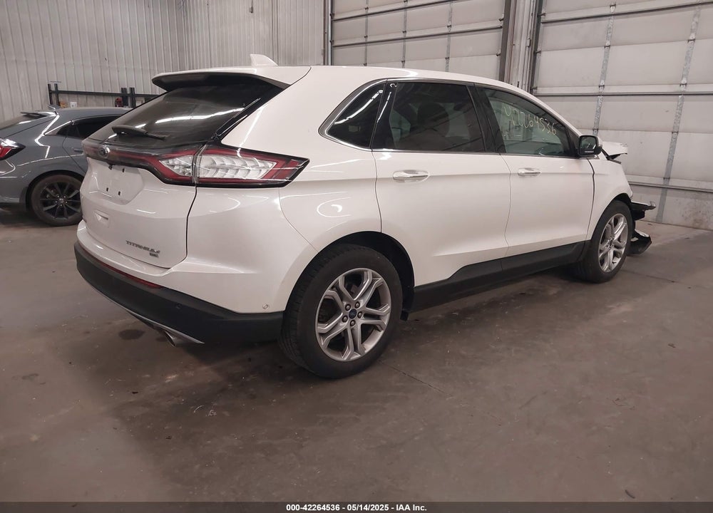 2015 FORD EDGE TITANIUM VIN: 2FMPK4K89FBB76521