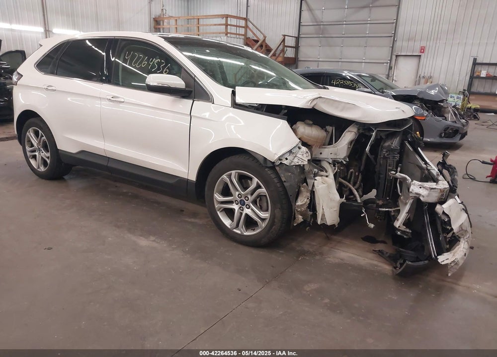 2015 FORD EDGE TITANIUM VIN: 2FMPK4K89FBB76521