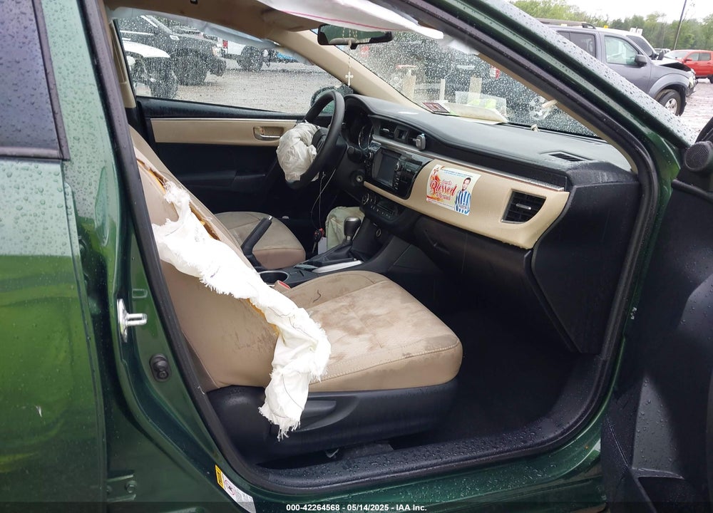 2015 TOYOTA COROLLA LE VIN: 2T1BURHE3FC447194