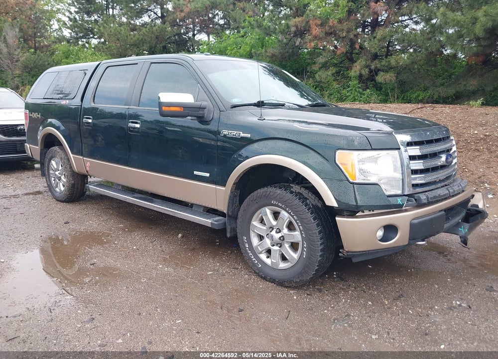 2013 FORD F-150 LARIAT VIN: 1FTFW1ET1DKG21677