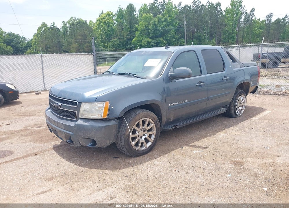 2008 CHEVROLET AVALANCHE 1500 LT VIN: 3GNEC12J78G243358