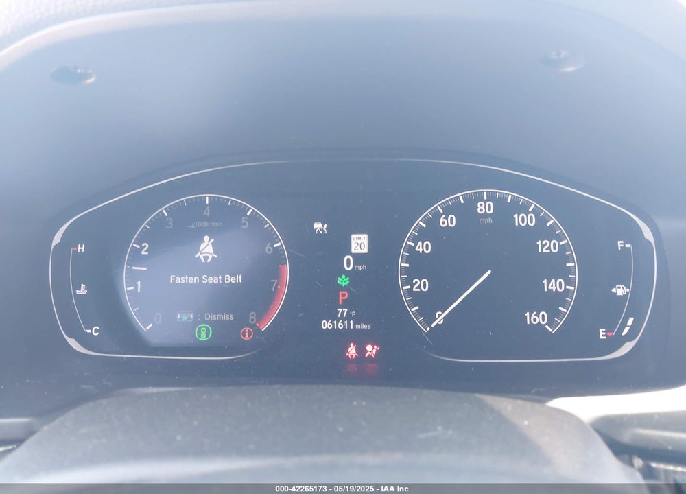 2022 HONDA ACCORD VIN: 1HGCV1F45NA042519