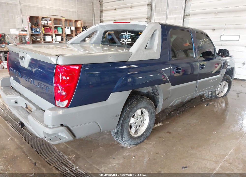 2002 CHEVROLET AVALANCHE 1500 VIN: 3GNEC13TX2G346829