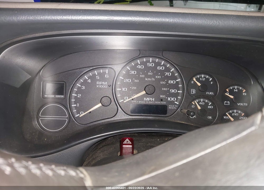 2002 CHEVROLET AVALANCHE 1500 VIN: 3GNEC13TX2G346829