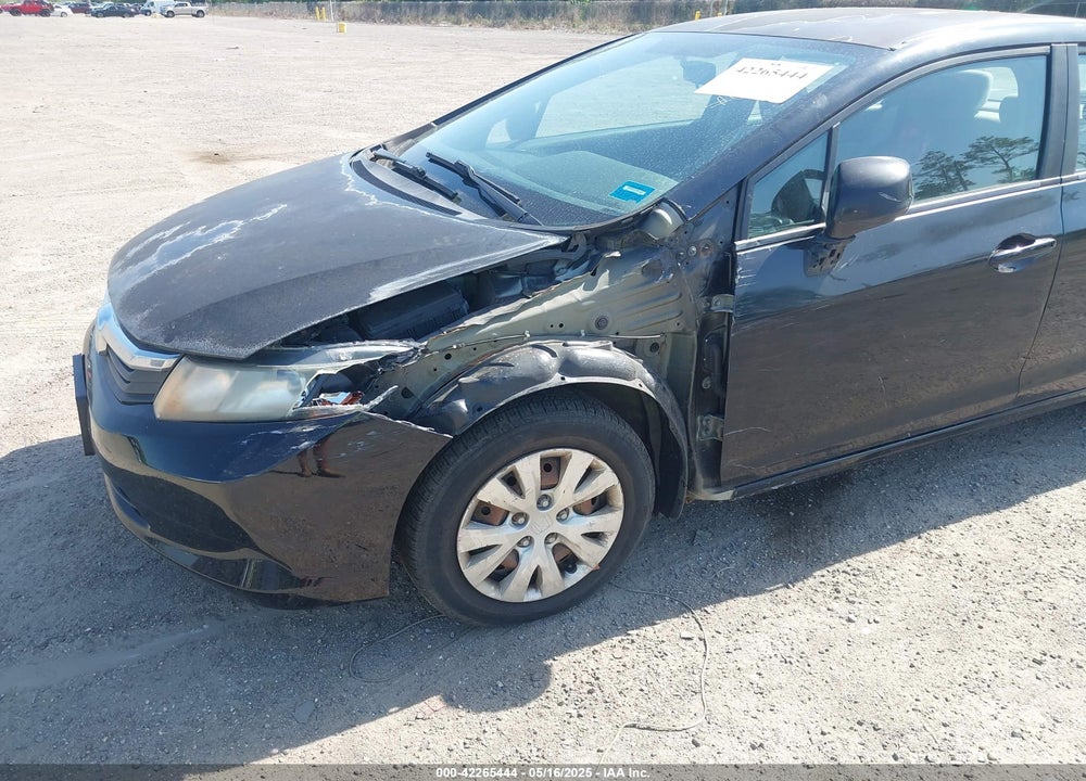 2012 HONDA CIVIC LX VIN: 2HGFB2F51CH594361