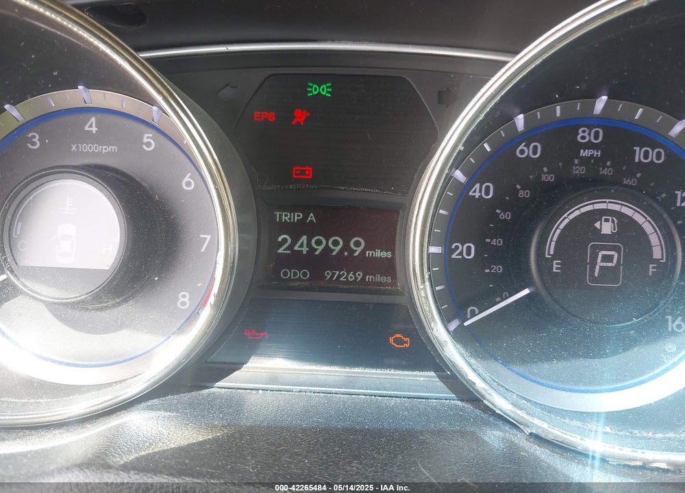 2012 HYUNDAI SONATA VIN: 5NPEB4AC9CH412330