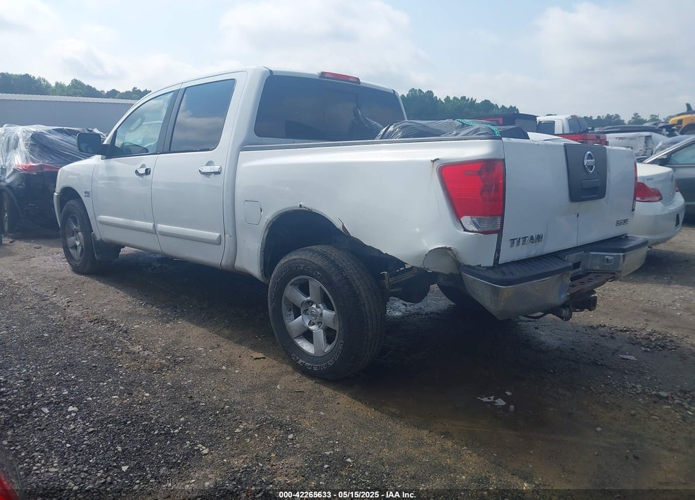 2004 NISSAN TITAN SE VIN: 1N6AA07B74N581334