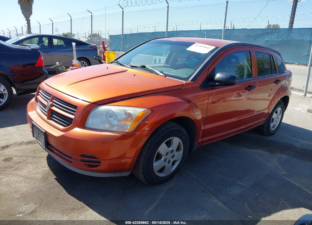 2007 DODGE CALIBER VIN: 1B3HB28B97D592422