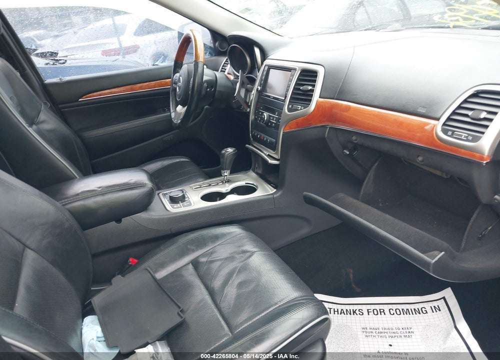 2013 JEEP GRAND CHEROKEE VIN: 1C4RJFCT9DC522157