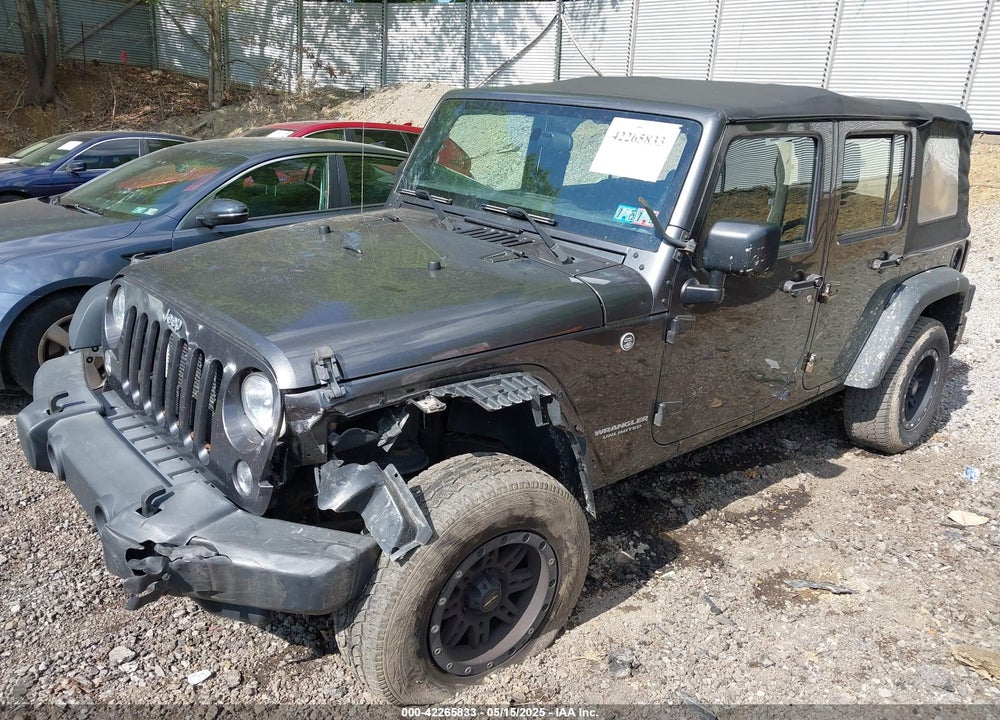 2017 JEEP WRANGLER UNLIMITED SPORT 4X4 VIN: 1C4BJWDG8HL564909