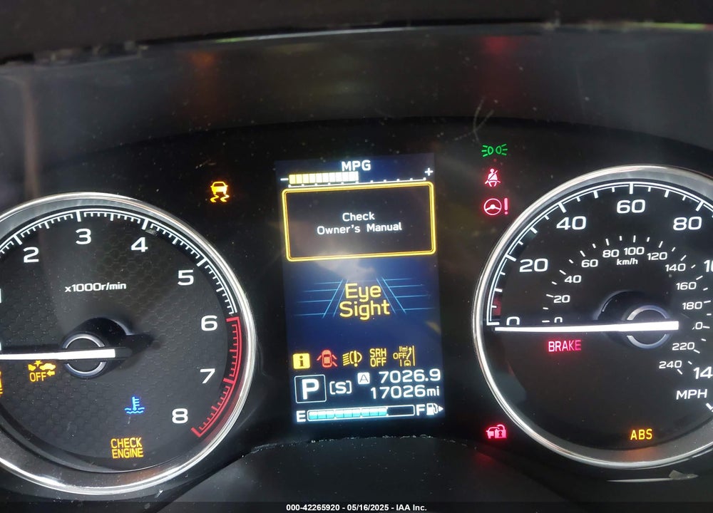 2024 SUBARU FORESTER VIN: JF2SKAMC7RH460687