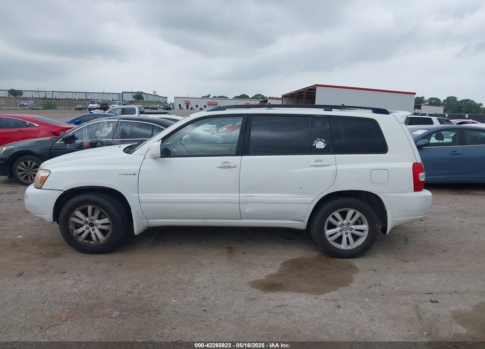 2007 TOYOTA HIGHLANDER HYBRID LIMITED V6 VIN: JTEDW21A570017255
