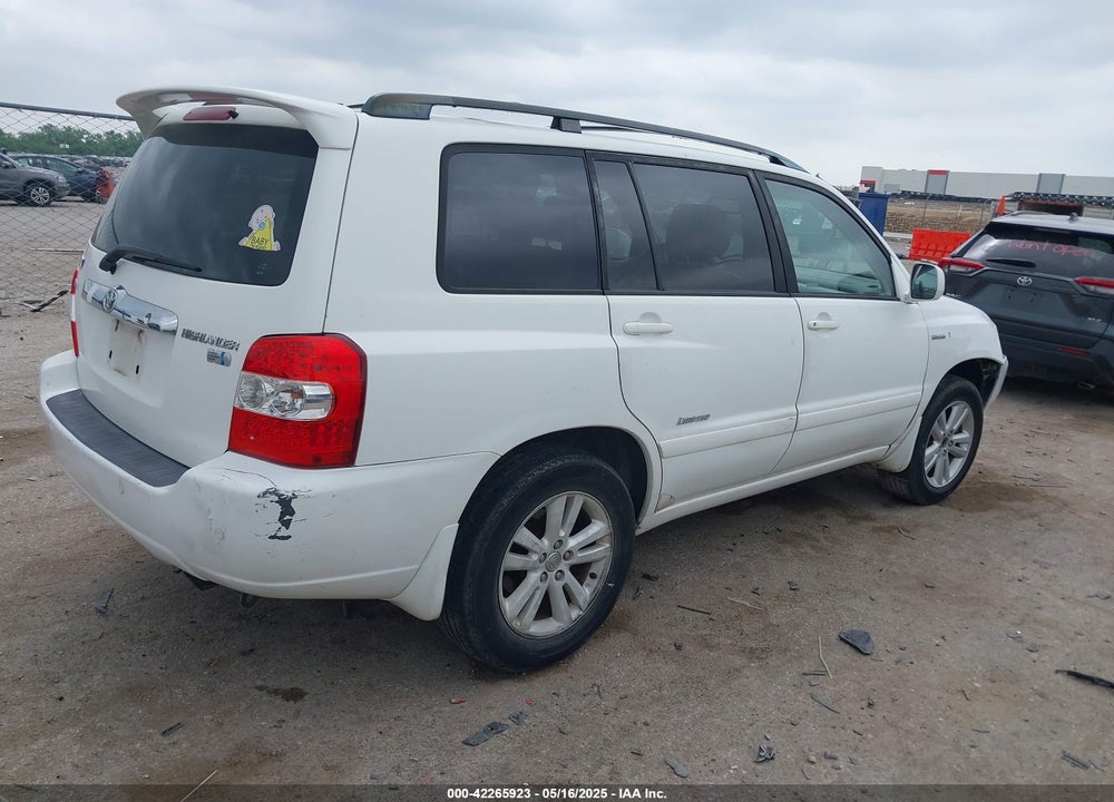 2007 TOYOTA HIGHLANDER HYBRID LIMITED V6 VIN: JTEDW21A570017255