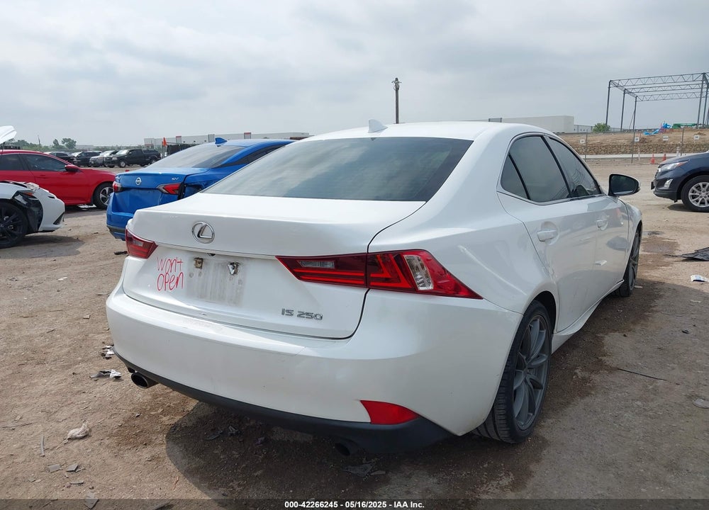 2014 LEXUS IS250 VIN: JTHBF1D24E5005221