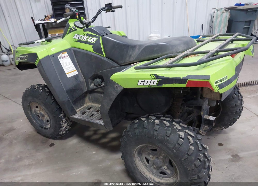 2022 ARCTIC CAT ALTERRA 600 EPS/600 XT/600 LTD/600 SE VIN: 4UF1A4GB4NT200314