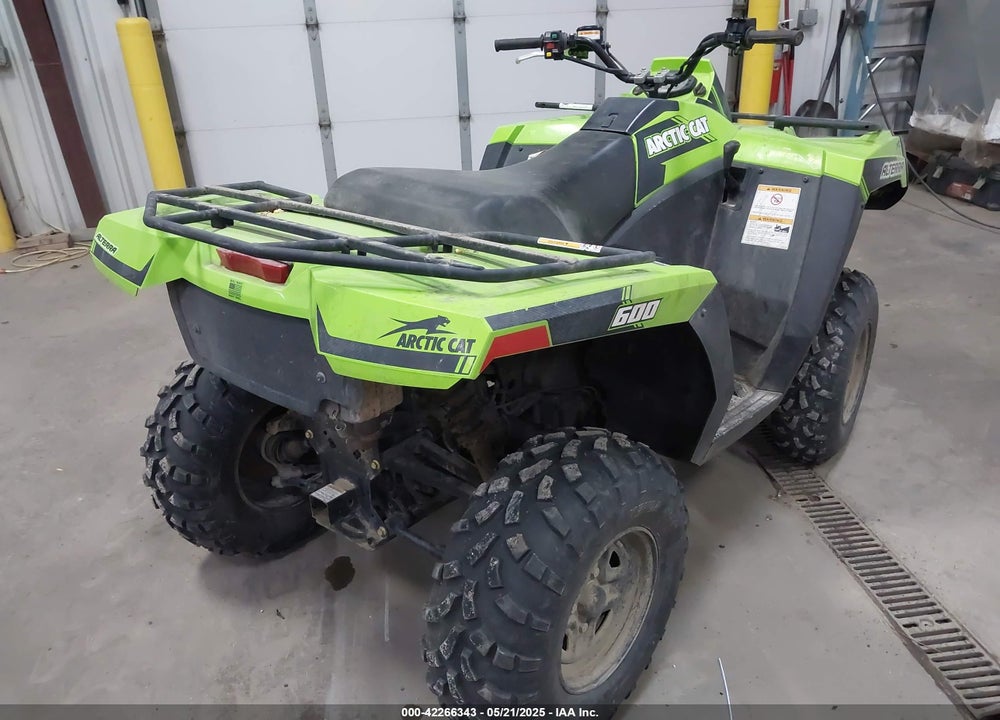 2022 ARCTIC CAT ALTERRA 600 EPS/600 XT/600 LTD/600 SE VIN: 4UF1A4GB4NT200314