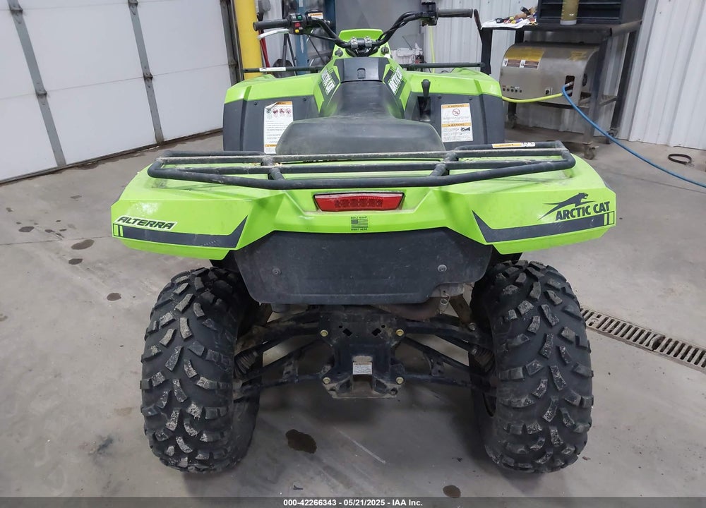 2022 ARCTIC CAT ALTERRA 600 EPS/600 XT/600 LTD/600 SE VIN: 4UF1A4GB4NT200314