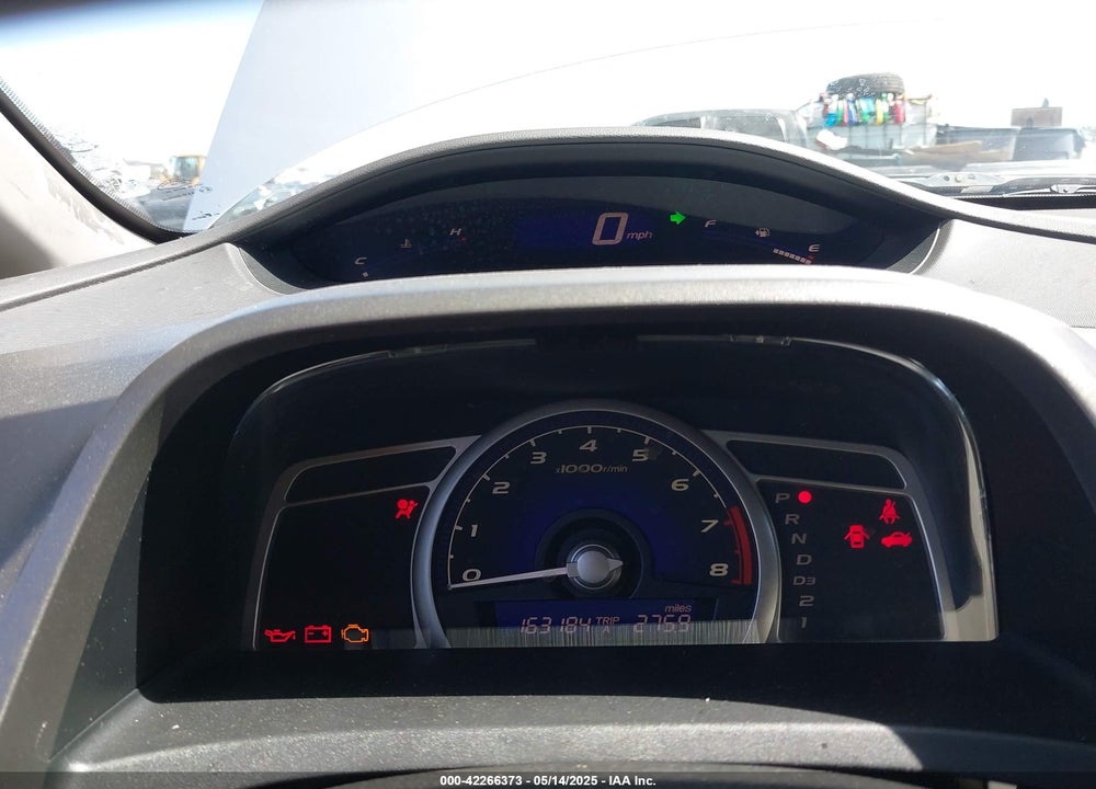 2009 HONDA CIVIC VIN: 2HGFA16569H322832