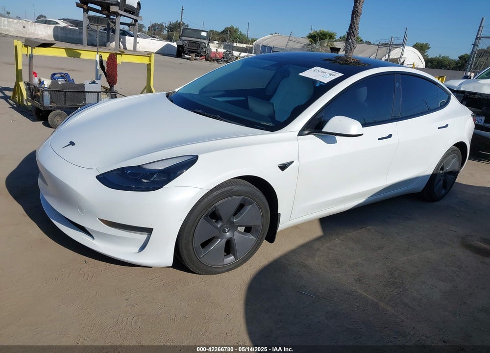 2022 TESLA MODEL 3 VIN: 5YJ3E1EA2NF315607