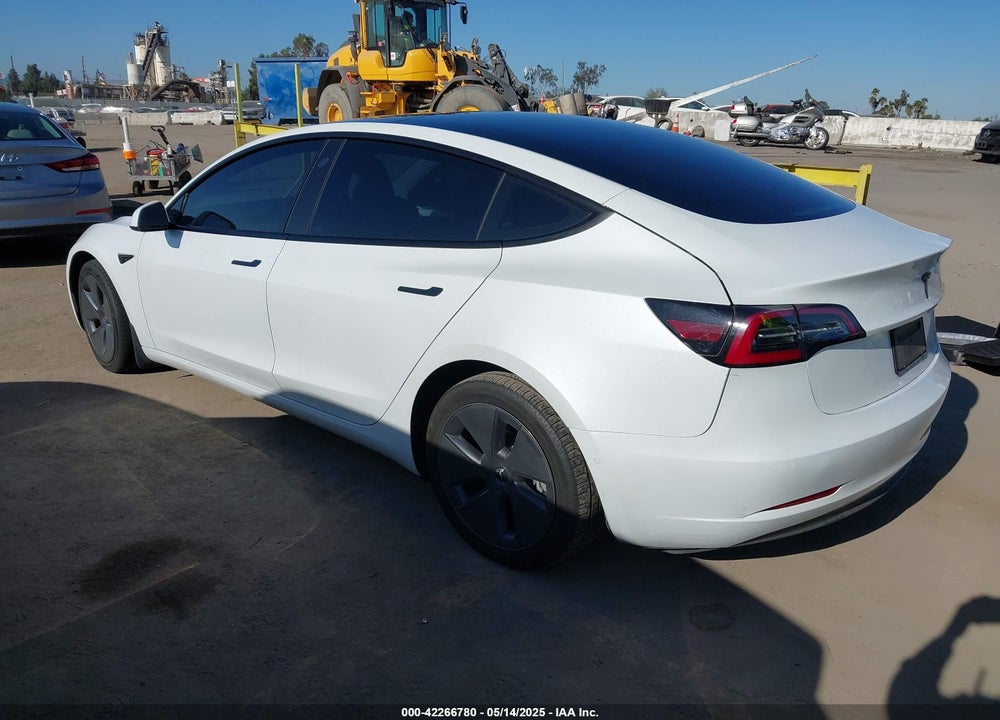 2022 TESLA MODEL 3 VIN: 5YJ3E1EA2NF315607