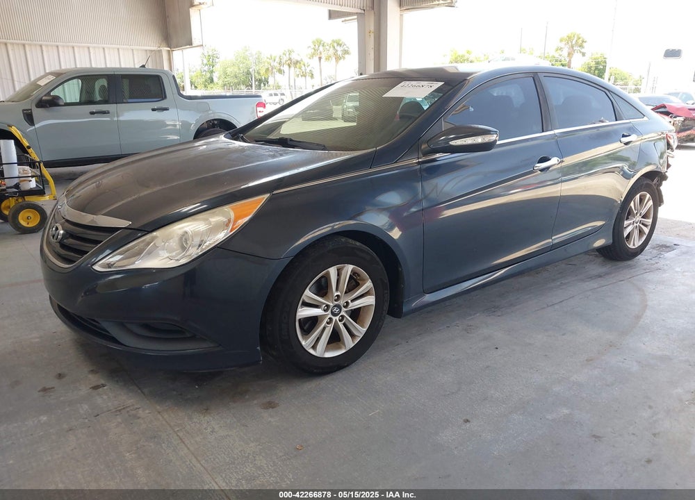 2014 HYUNDAI SONATA GLS VIN: 5NPEB4AC3EH846827