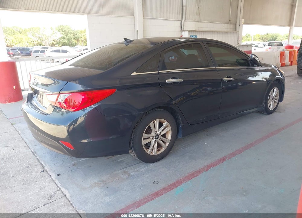 2014 HYUNDAI SONATA GLS VIN: 5NPEB4AC3EH846827