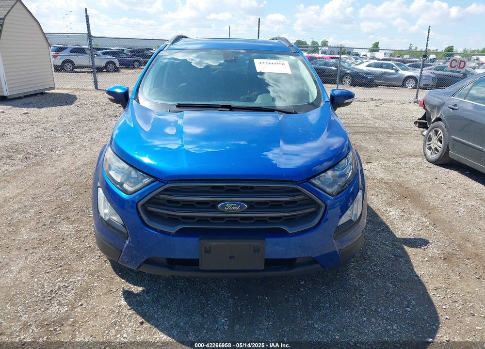 2018 FORD ECOSPORT SES VIN: MAJ6P1CL2JC181528