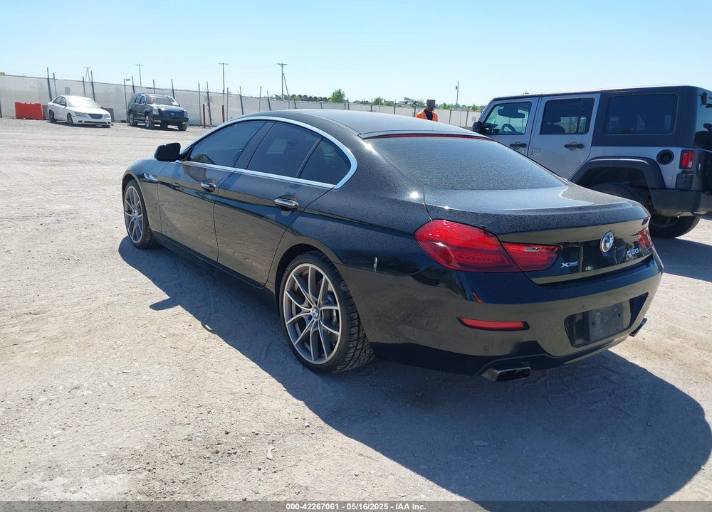 2013 BMW 650I GRAN COUPE XDRIVE VIN: WBA6B4C50DD098123