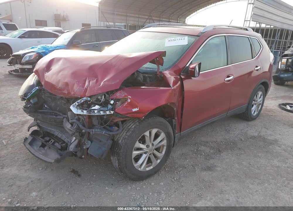 2016 NISSAN ROGUE SV VIN: 5N1AT2MT5GC737968